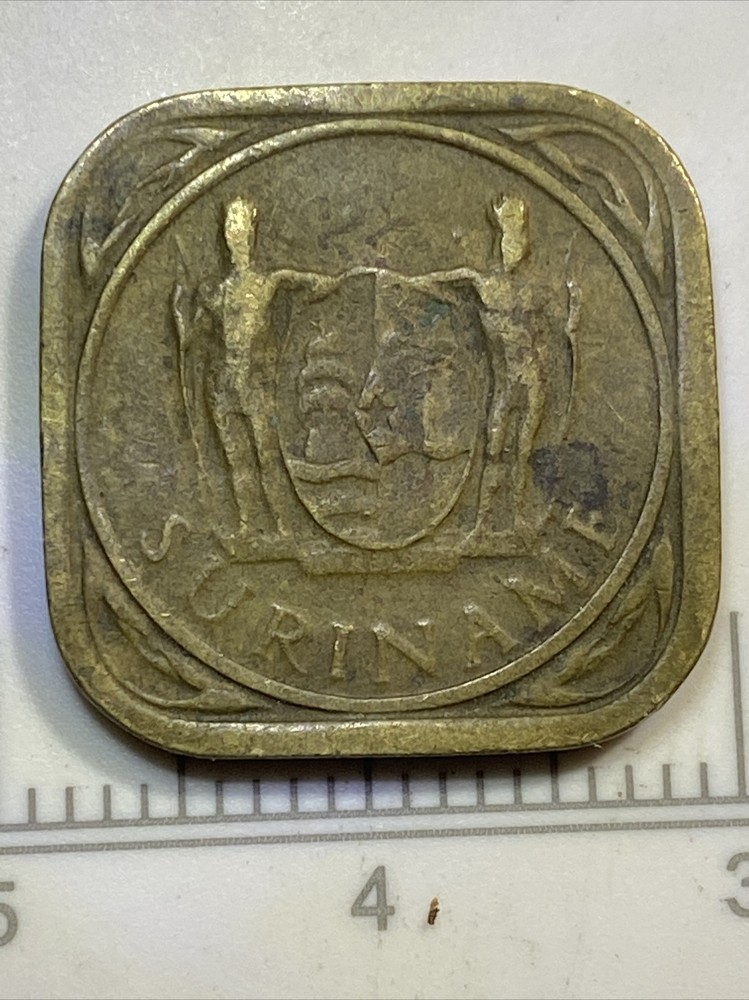 Suriname 5 Cents 1966 Nickel-Brass