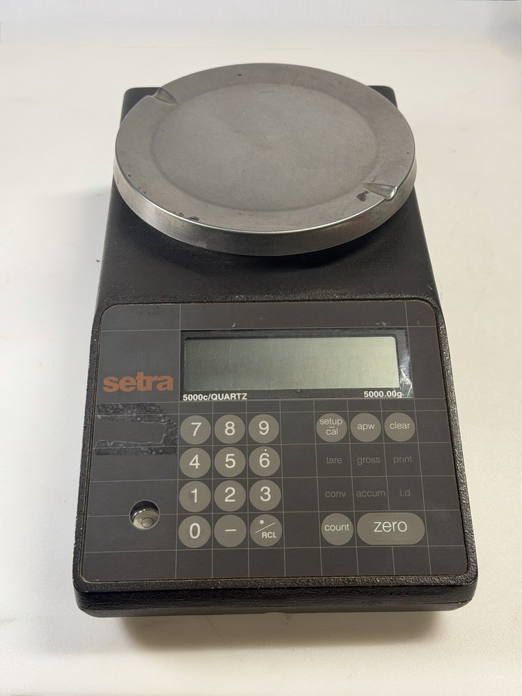 Setra 5000C Quartz Precision Digital Scale 5000g Lab Balance Tested Working
