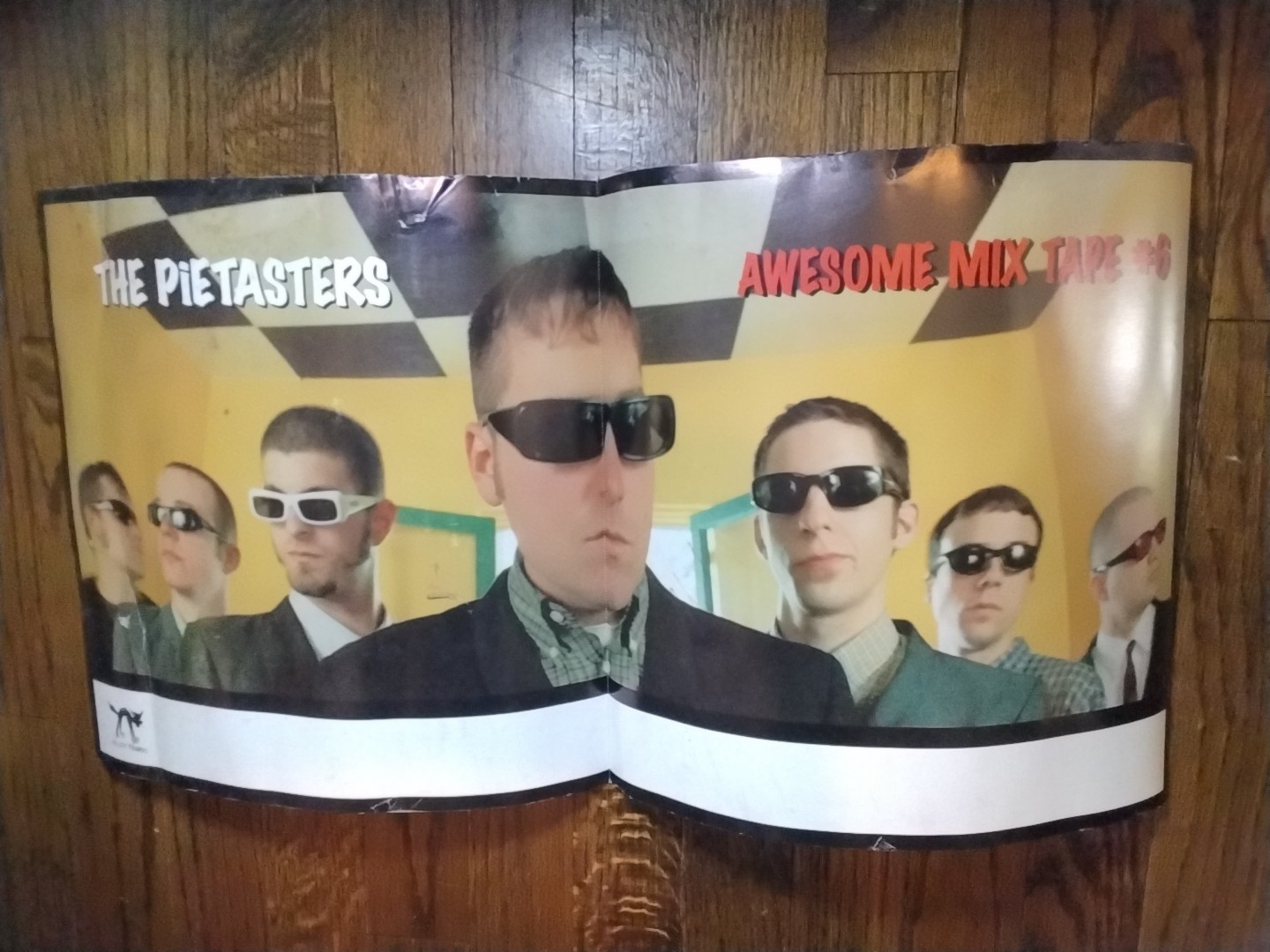 PIETASTERS Awesome Mix Tape 2sided 24x12 PROMO POSTER CD &2 STICKERS INDIE PUNK