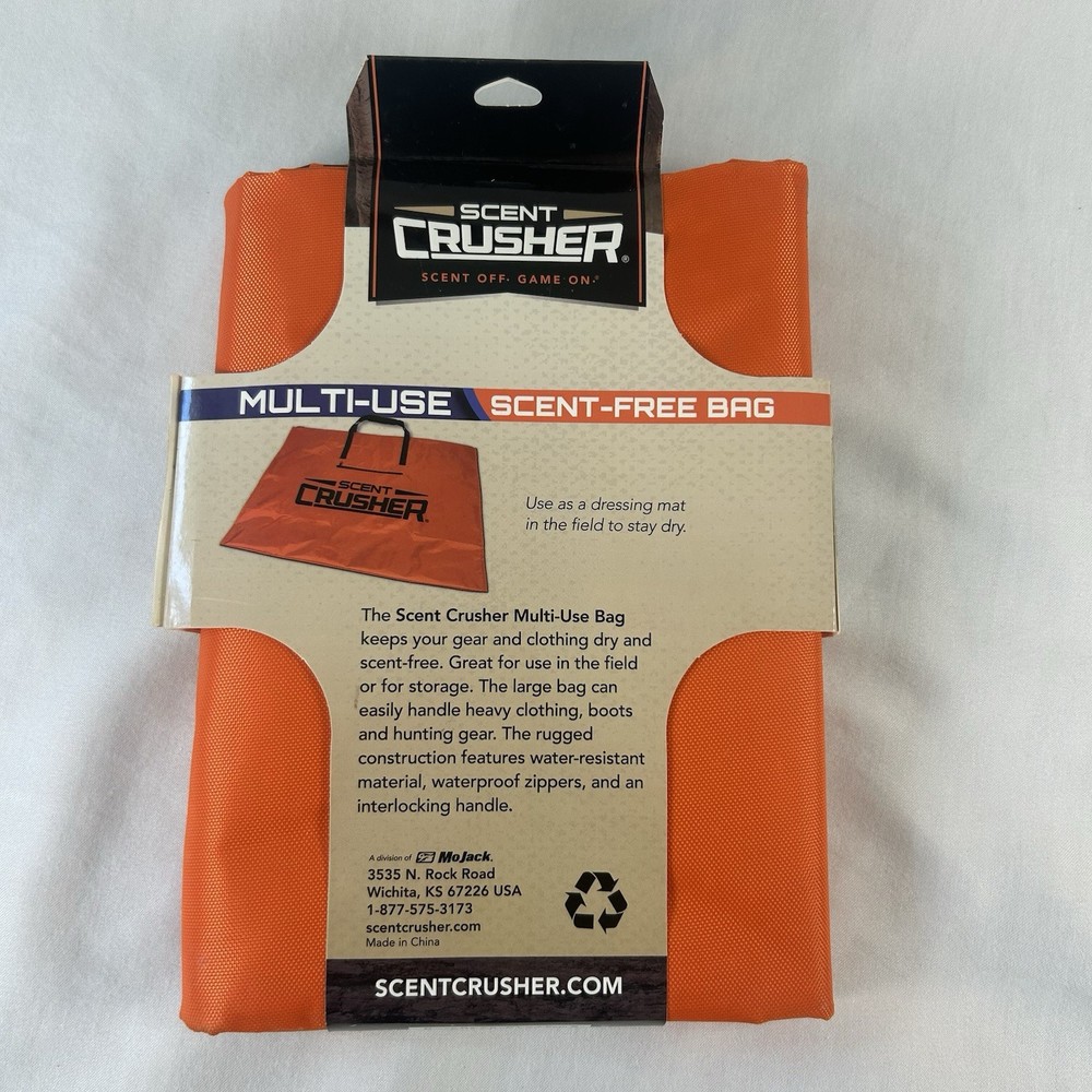 Scent Crusher Multi Use Scent-free Bag Orange