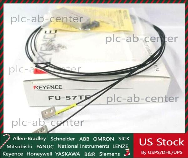 KEYENCE FU-57TE Fiber Optic Sensor New #-