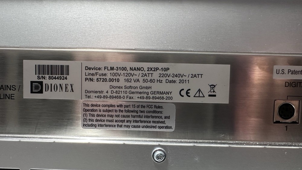 Dionex Ultimate 3000 Flow Manager FLM-3100 Nano 5720.0010