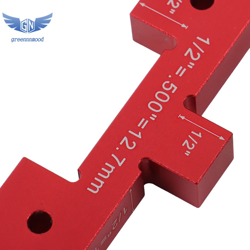 Router Table Setup Bars 14PCS Precision Aluminum Setup Blocks Height Gauge
