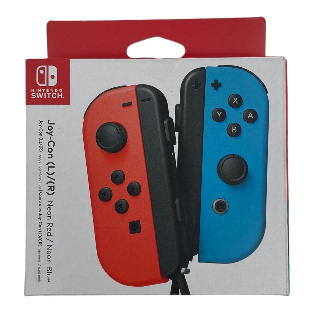 Nintendo Joy-Con Controller - Neon Blue/Neon Red New