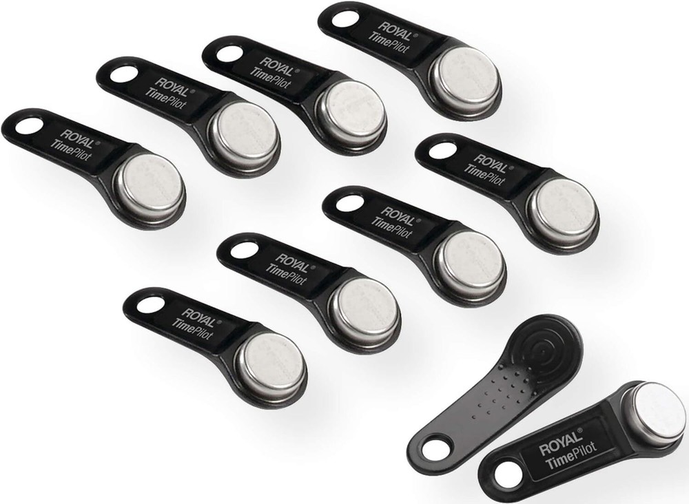 Royal iButton10 iButton for TimePilot - 10 Pack, Black  NEW