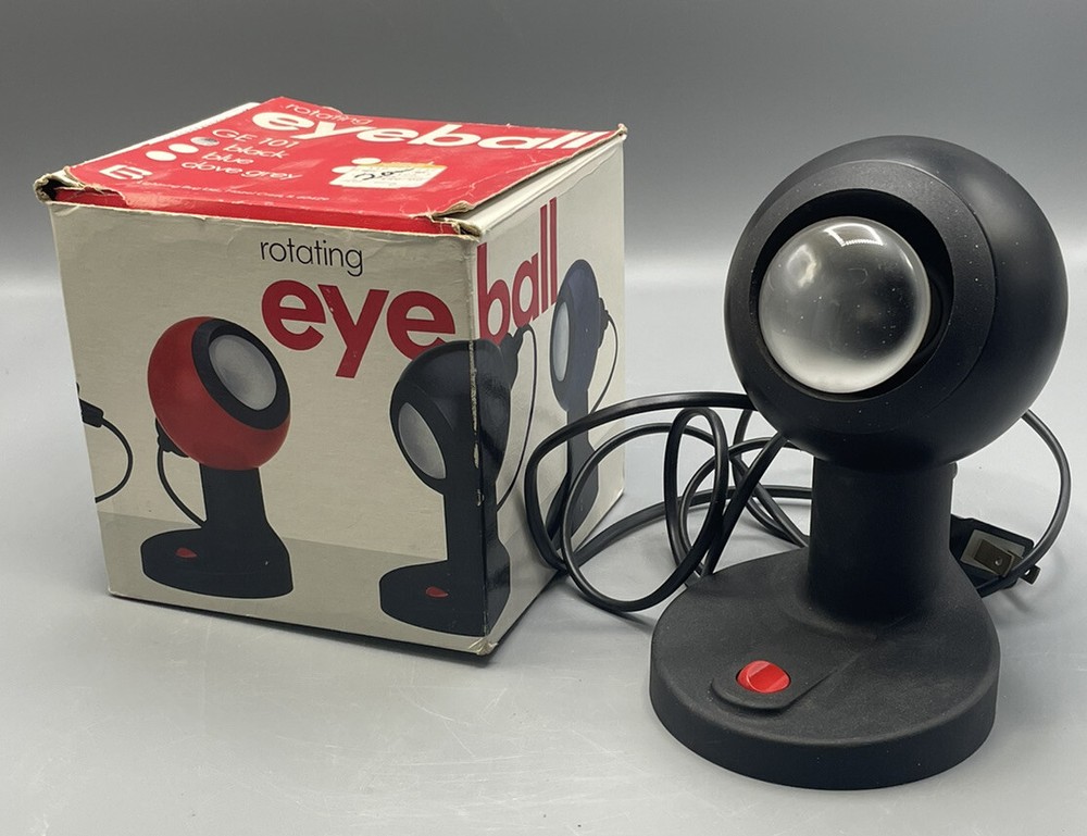 Rotating Eyeball Lamp - Lightning Bug Ltd. 1984