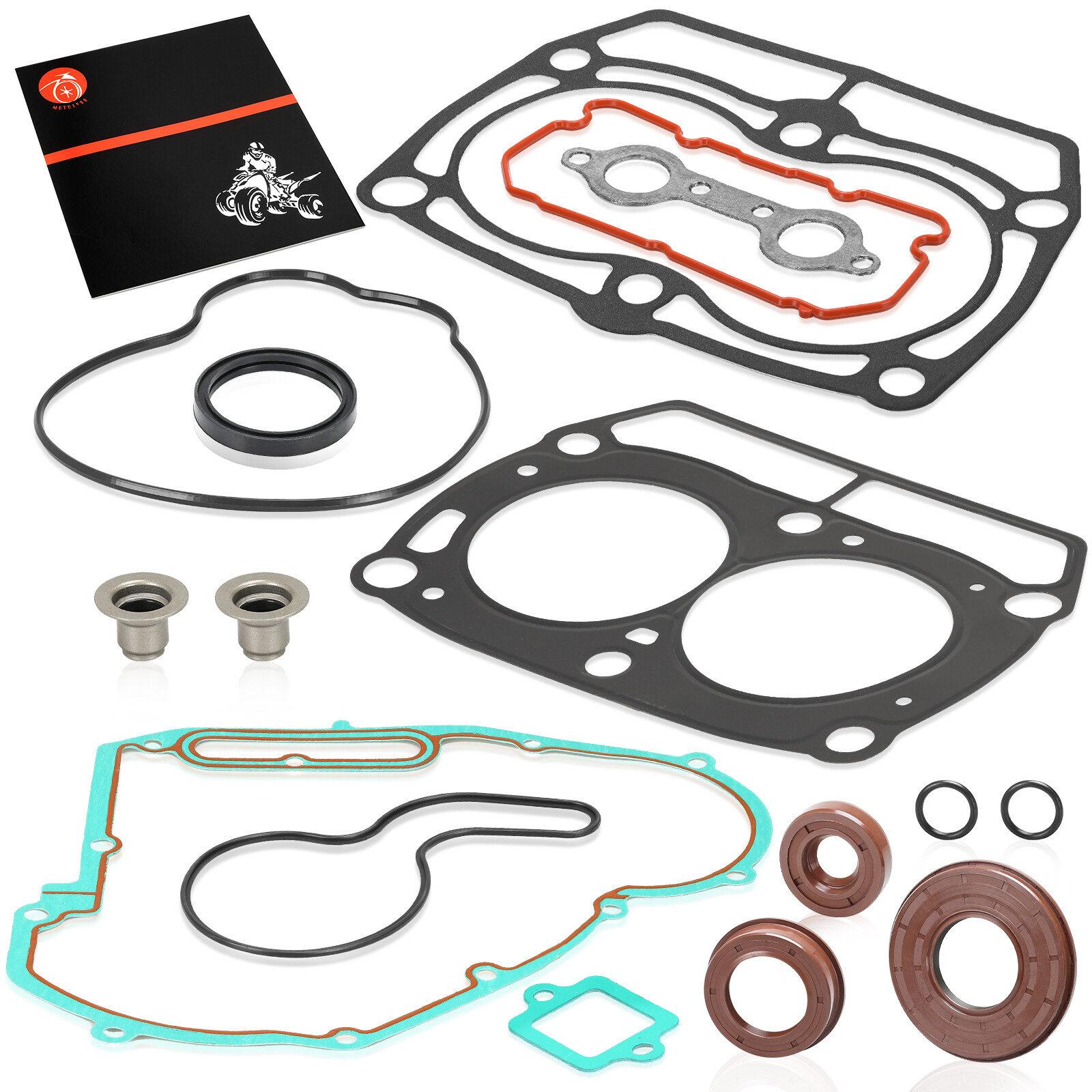 Top End Cylinder Water Pump Gasket Seal For Polaris Ranger 800 RZR S 4 800 11-17