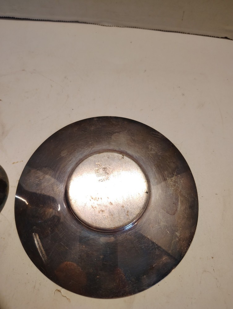 Vintage Silver Gorham Turkish Coffee Pot & Plate