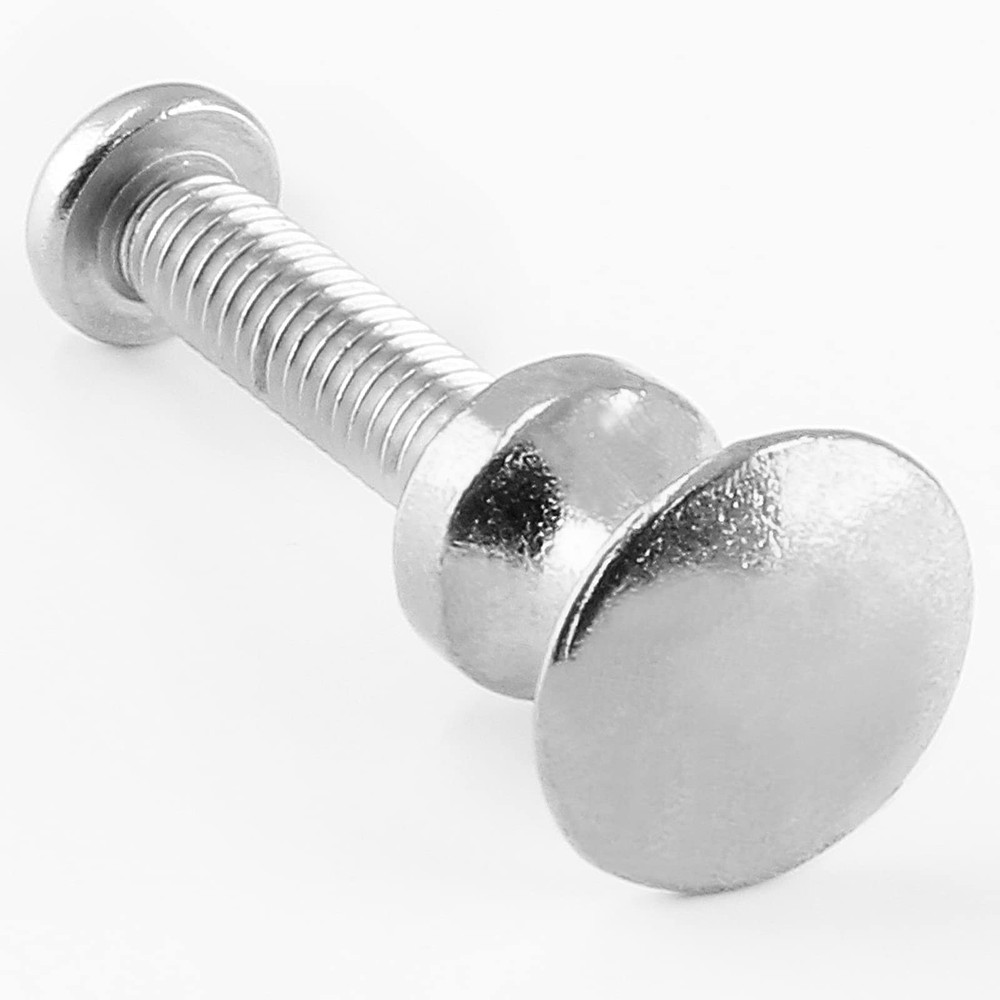 Uenhoy 12 Pcs Mini Cabinet Knobs 1/2 Inch Dia Silver Drawer Knobs Handles Min...