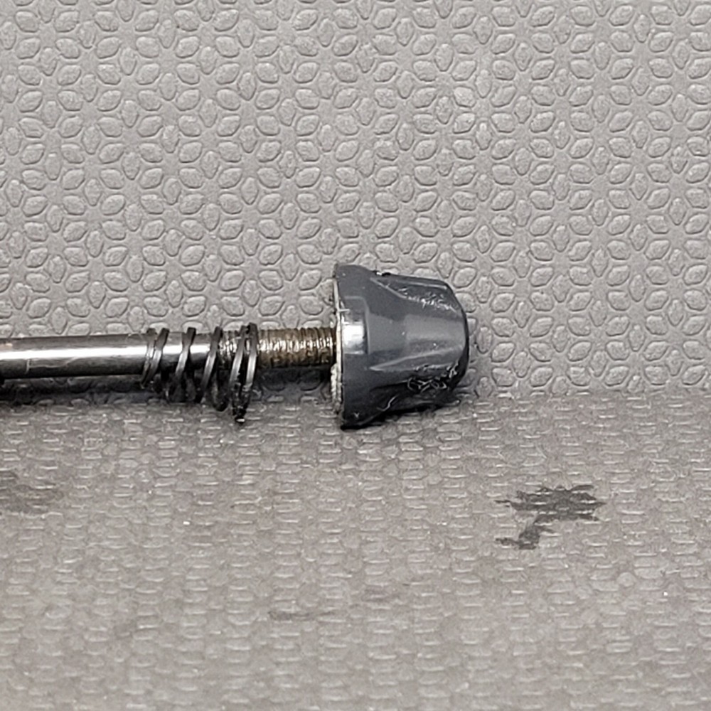 Shimano Front Quick Release Skewer 100 mm Silver w/ Black Nut