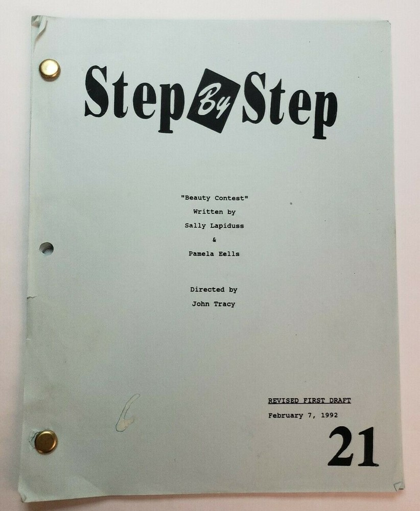 STEP BY STEP / Sally Lapiduss & Pamela Eells 1992 TV Script, "Beauty Contest"