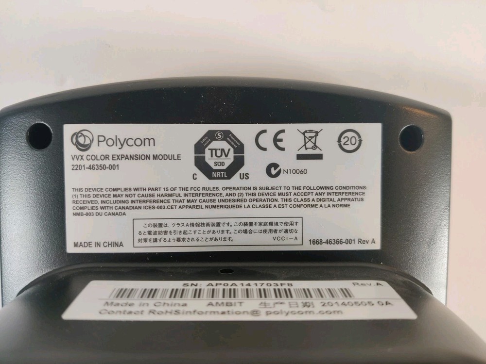 Polycom: VVX Color Expansion Module 2201-46350-001