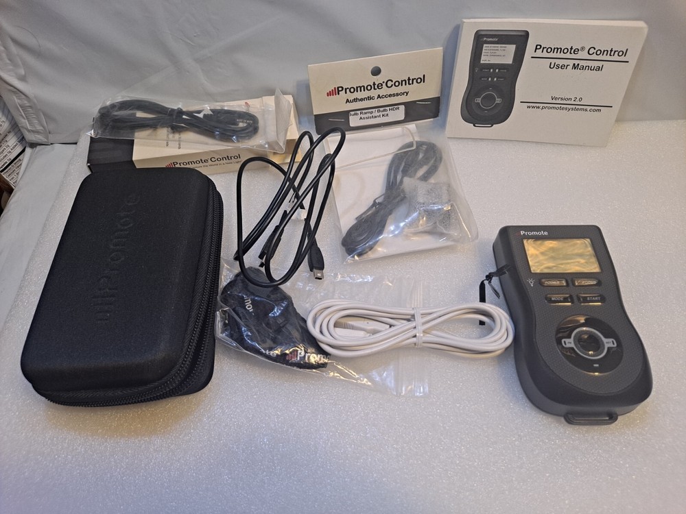 Promote Systems Control- Digital SLR camera remote control with case Cords +