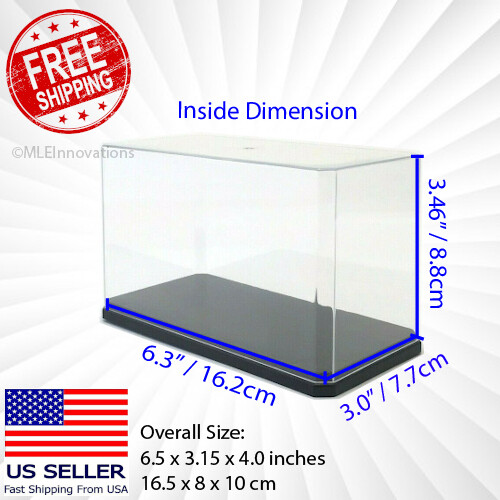 Display Case Box Small Large Step Stackable Dustproof Model Car Lego Hot Wheels