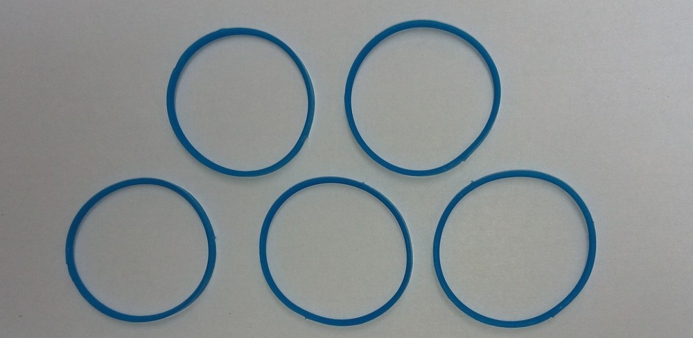5 PCS Replacement Blue Ring for Beta58 Beta87 Wired Microphones