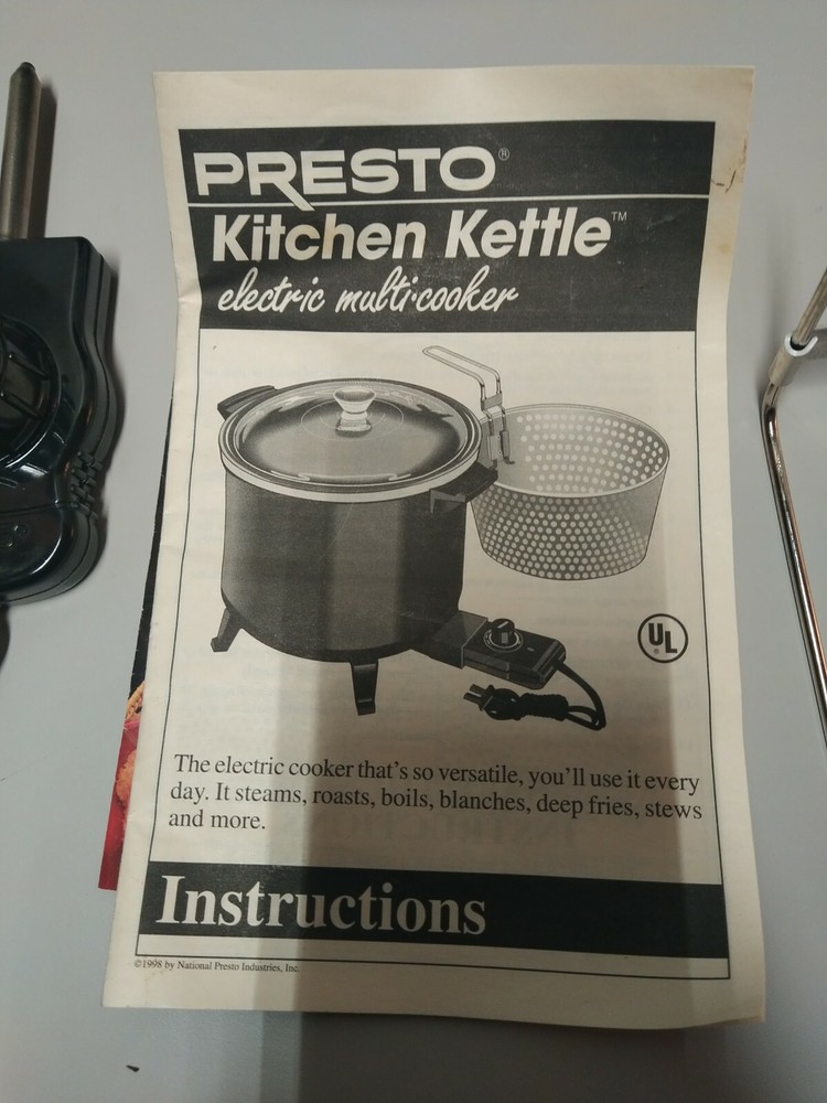 Presto Kitchen Kettle Complete crock pot cooker kitchen top