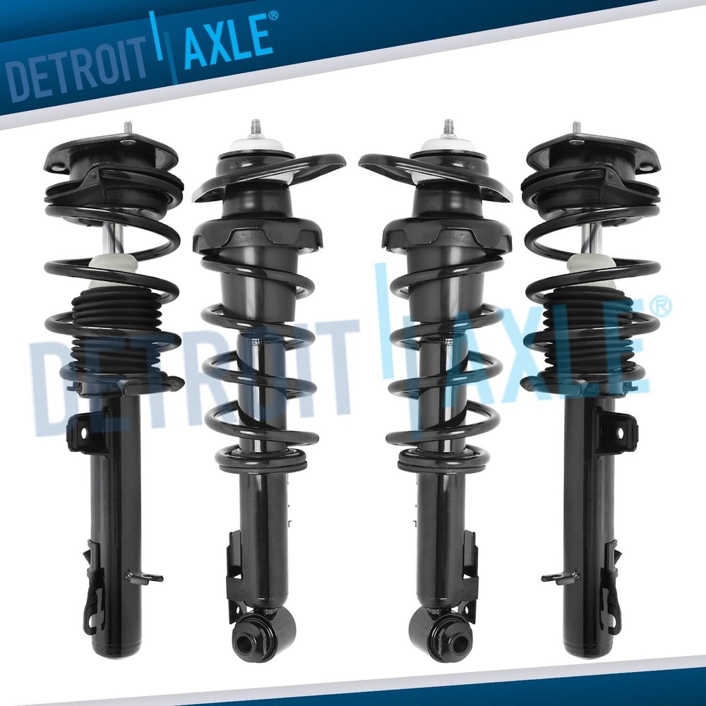 Front and Rear Side Struts w/ Coil Spring Assembly for 2007 - 2015 Mini Cooper