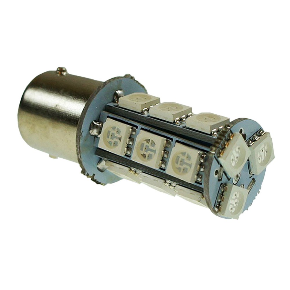 Replacement 1156 18 Yellow LED Tail, Brake , Indicator Light Bulb x2