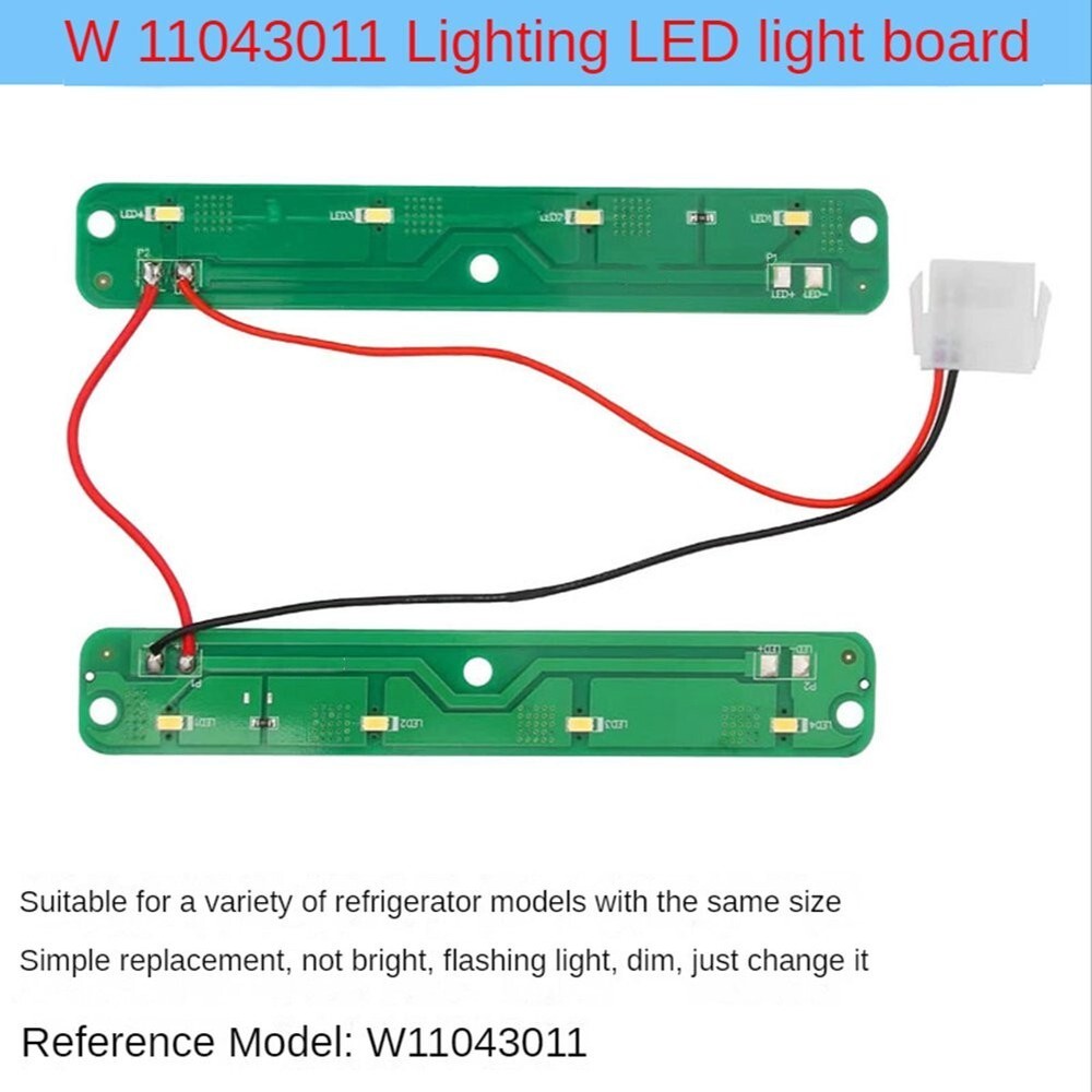 Replacement LED Light Module Compatible for Whirlpool Refrigerator W11043011
