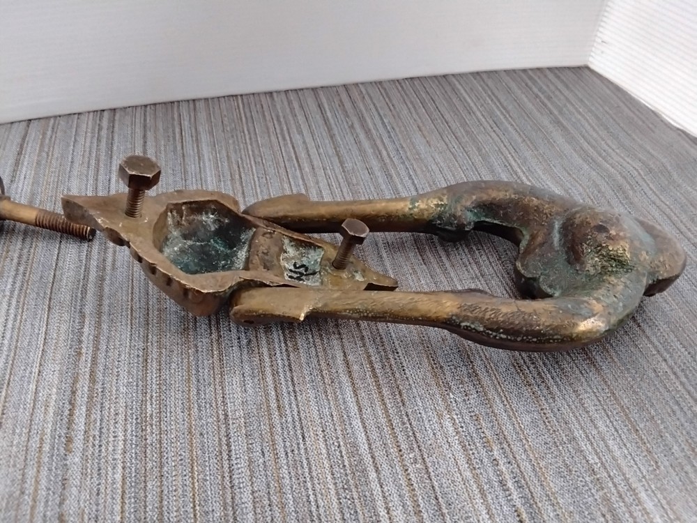 Antique Brass Victorian Era Door Knocker