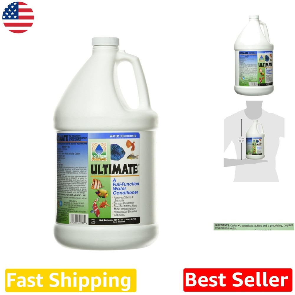 Ultimate Aquarium Water Conditioner 1 Gallon - Superior Aquatic Environment