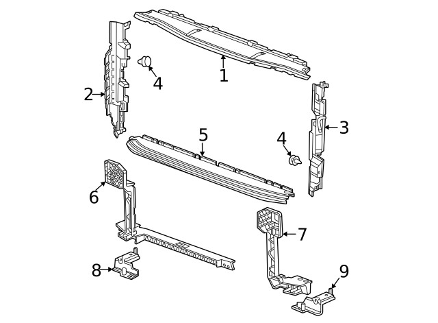 Genuine GM Support Bracket 84762897