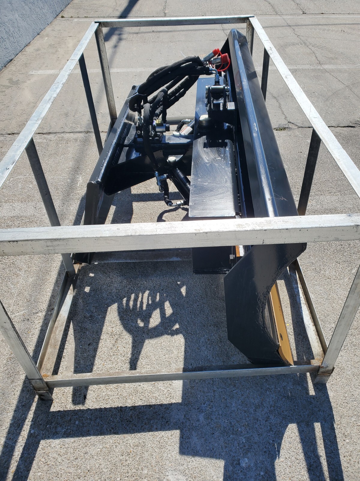 6 Way DOZER BLADE 84" Wolverine Dirt Pusher SKID STEER LOADER Attachment& Remote