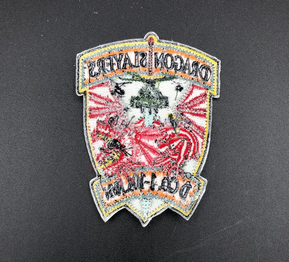 D Co 1-101 AVN Dragon Slayers Apache Army Aviation Unit Patch OIF OEF