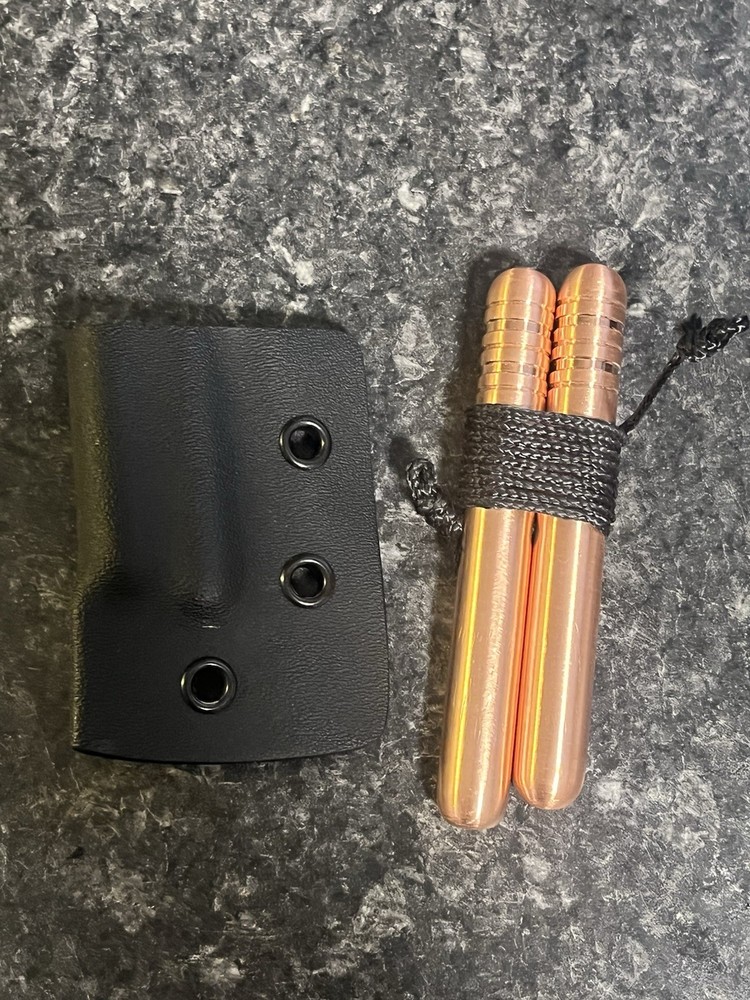 Copper Handle Garrote With Kydex Sheath