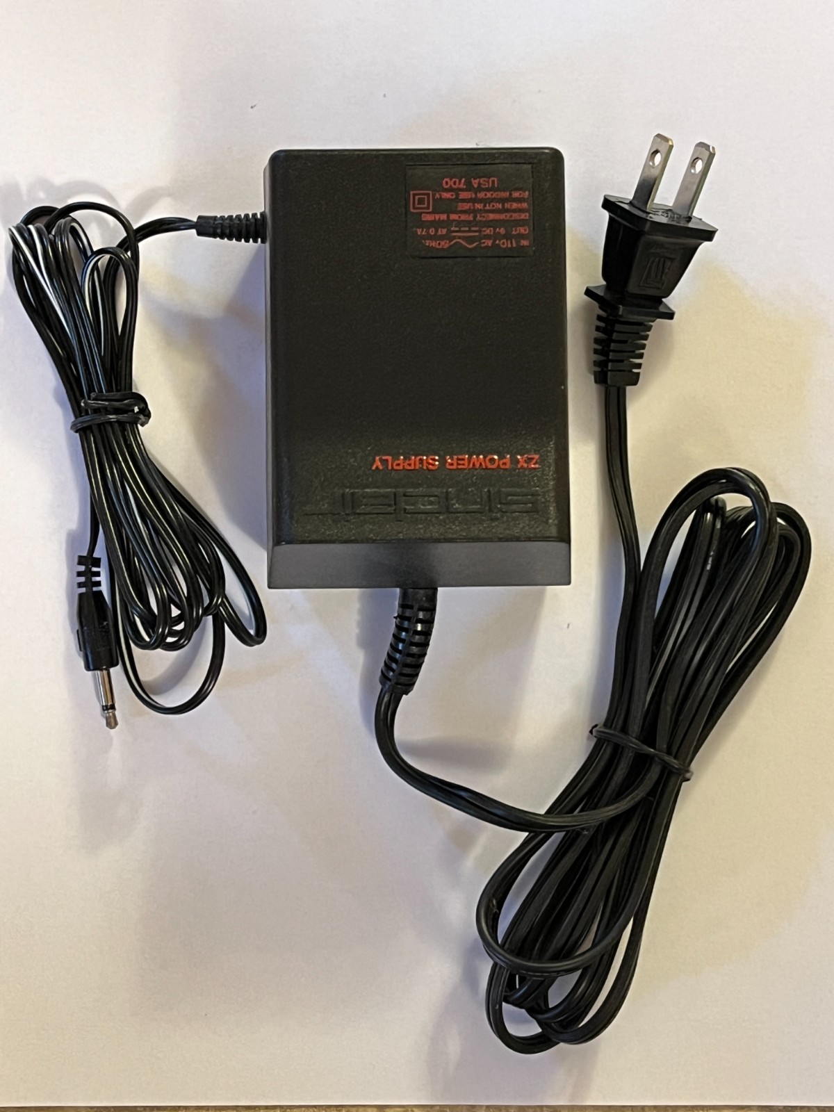 Original Sinclair ZX81 Power Supply - From 1980's - new condition
