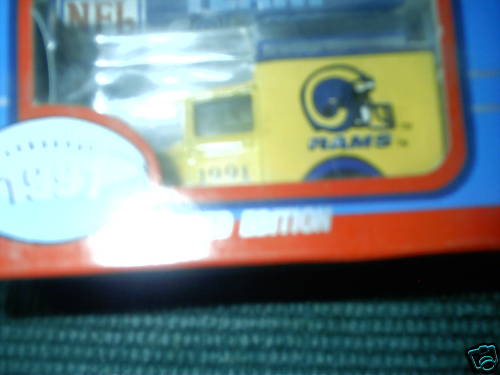 1991 Los Angles Rams  Matchbox Truck