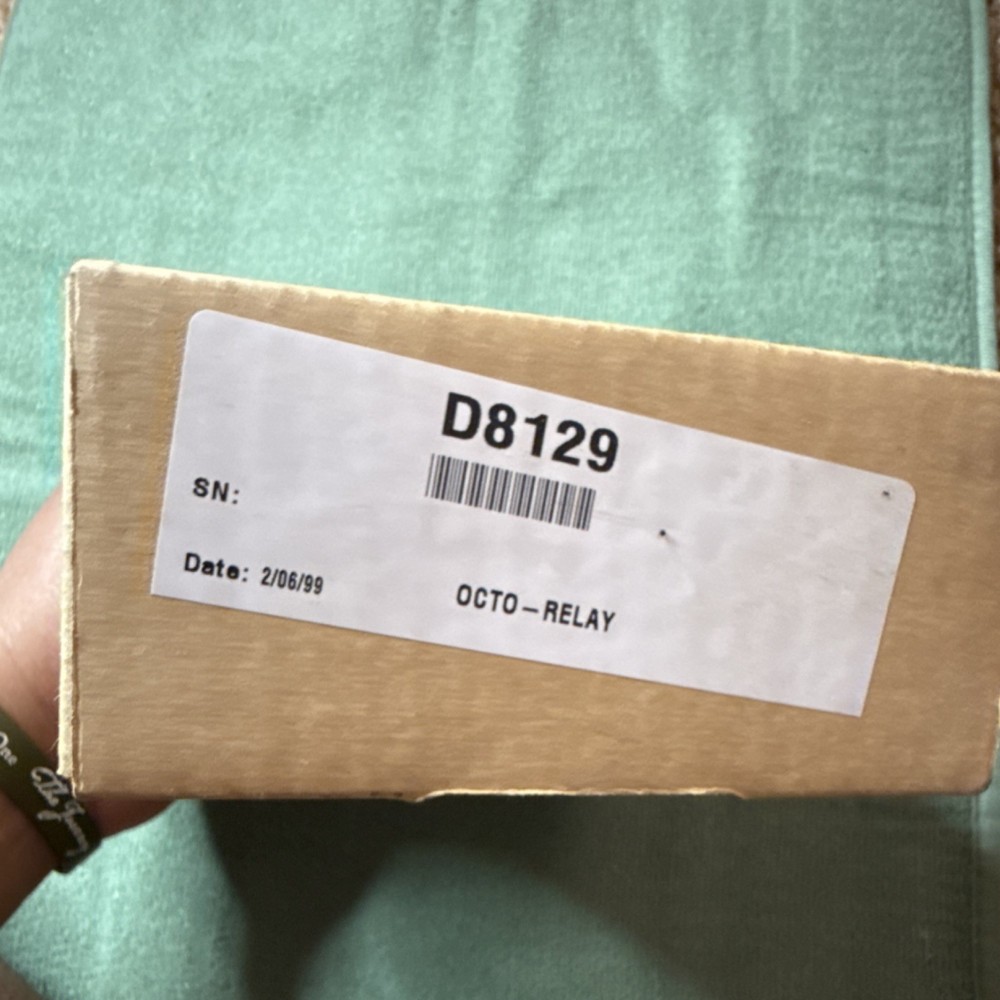 Radionics D8129 Octo-Relay Module for Alarm Systems