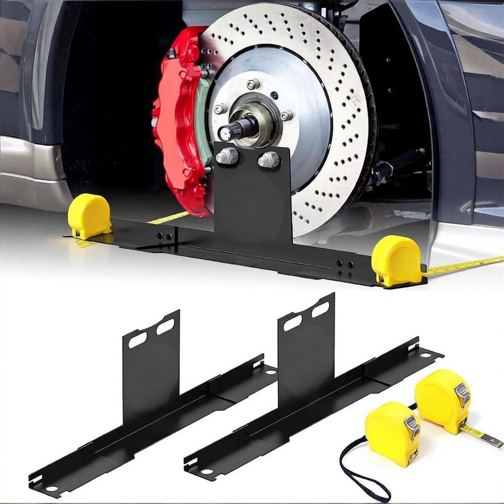2 Pieces Wheel Alignment Tool Sturdy Accessory Durability with Tape Measures