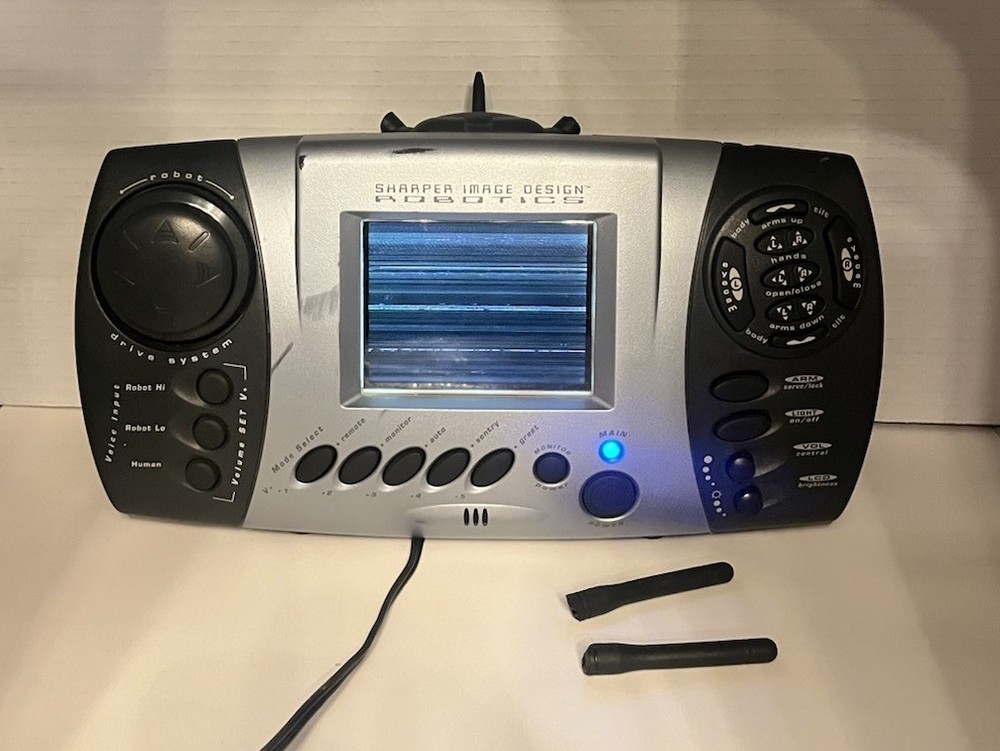 Vintage Sharper Image RoboScout Personal Robot Controller Remote Si583 DAMAGED!