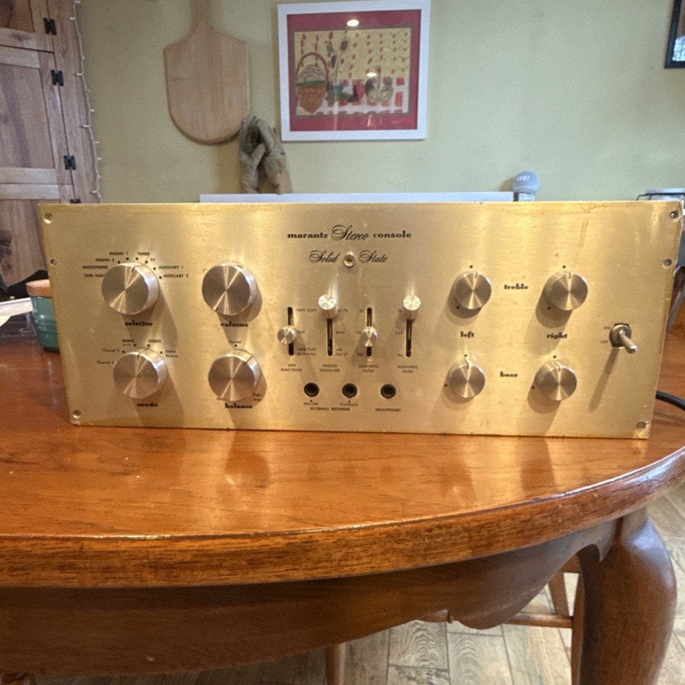 Marantz 7T Vintage Solid-State Stereo Console Preamplifier Model 7T