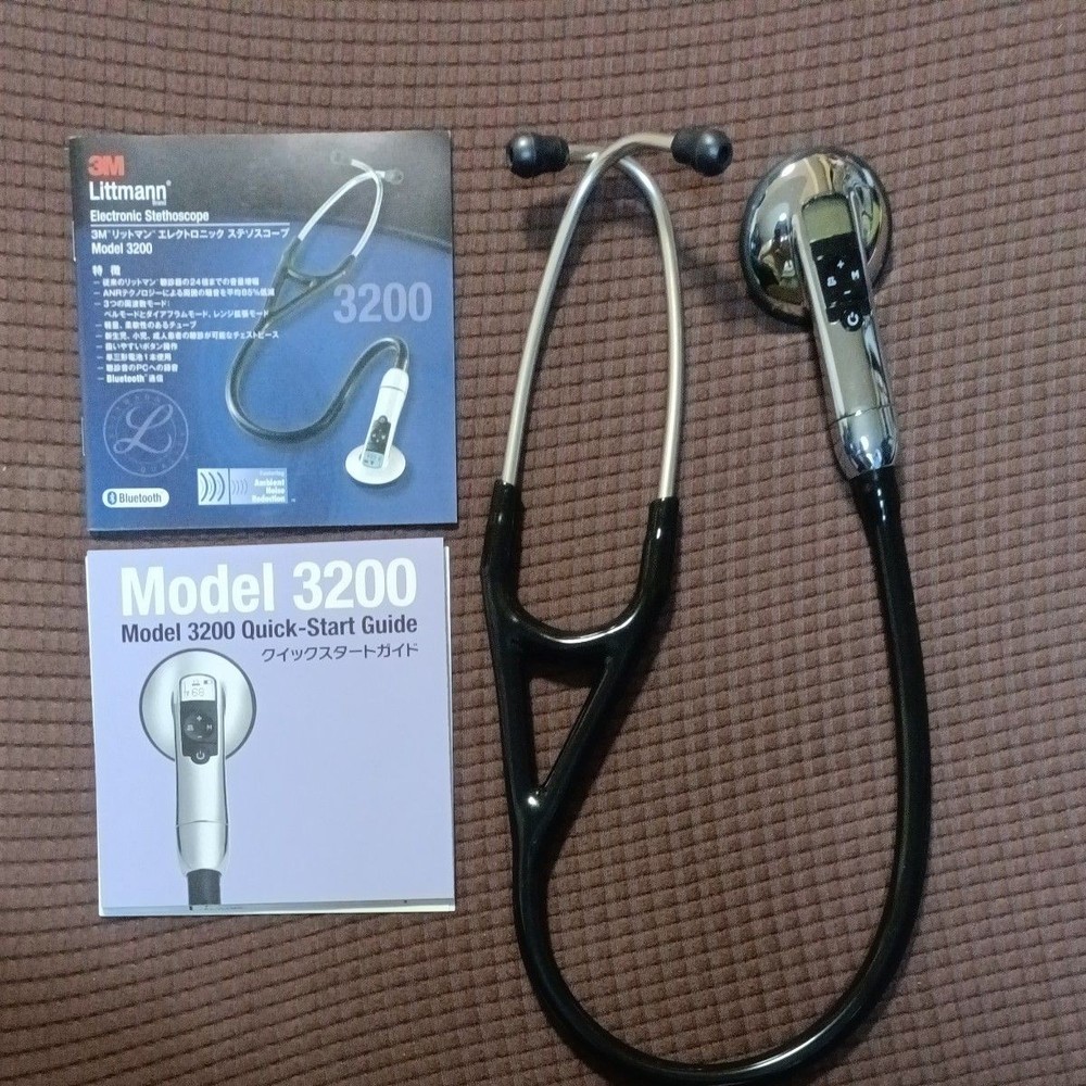 3M Littmann 3200 Electronic Stethoscope Black Tested