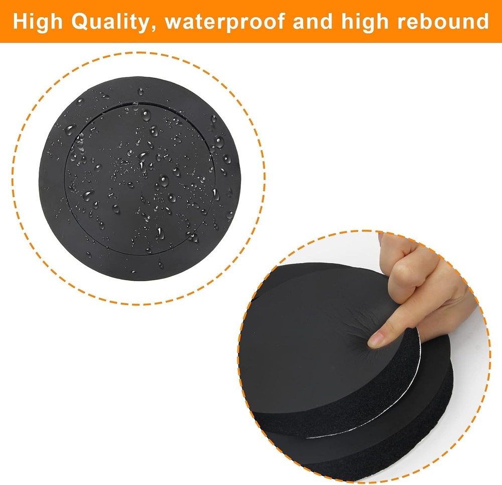 High Rebound Sponge Speaker Fast Rings - 4Pcs Pack for Enhanced Audio Experience