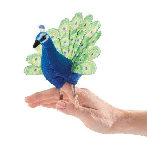 Folkmanis Puppets Peacock Finger Puppet