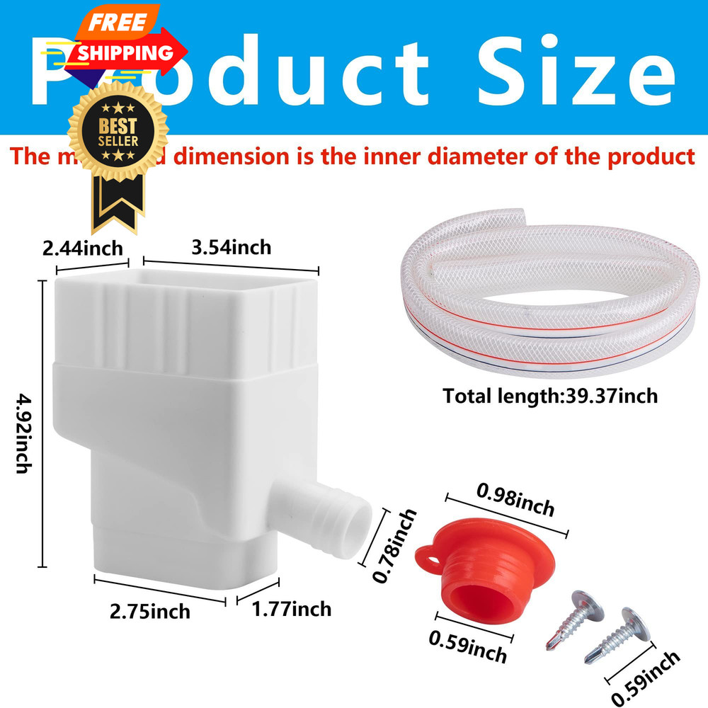 Rainwater Collection System-Rainwater Diverter Connector 1pcs