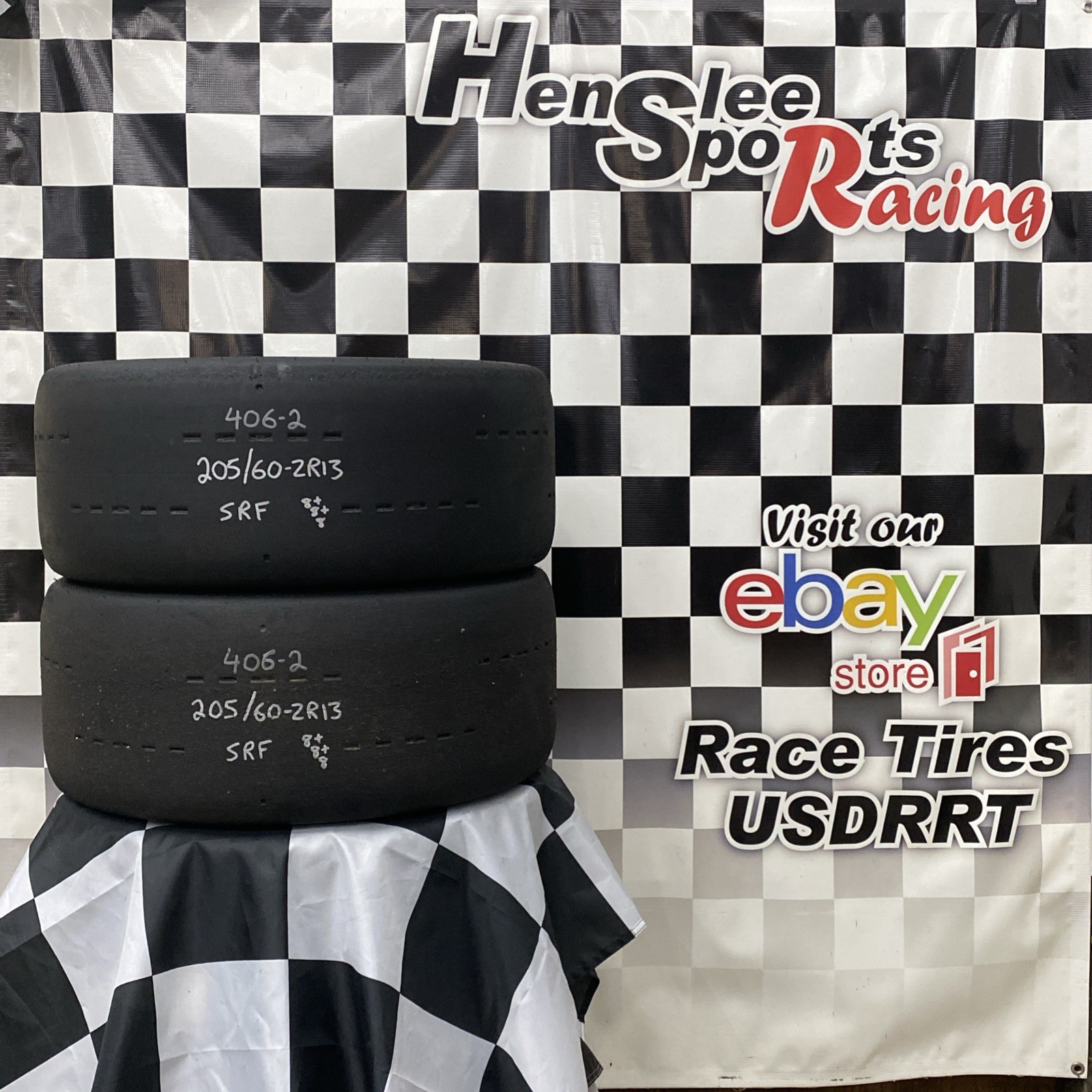 406-2 USDRRT  HOOSIER DOT  Road Race Tires   SRF  205/60-ZR13