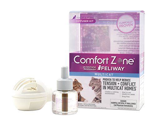 Comfort Zone Multicat Diffuser Kit for Cat Calming
