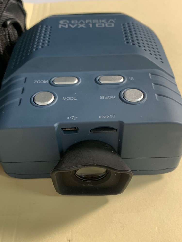 Barska NVX100 Night Vision Monocular Digital Camera and Case WORKS!