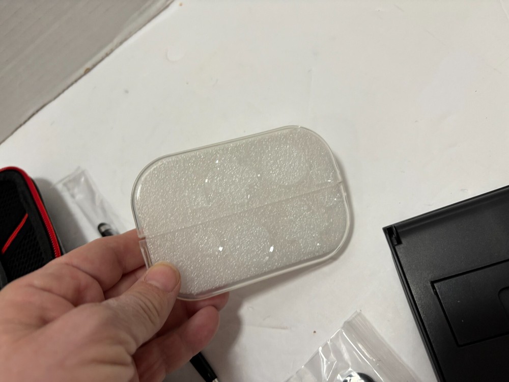 InnoAura 19-in-1 Switch OLED Accessories Bundle with Case, Game Case, (Gray)