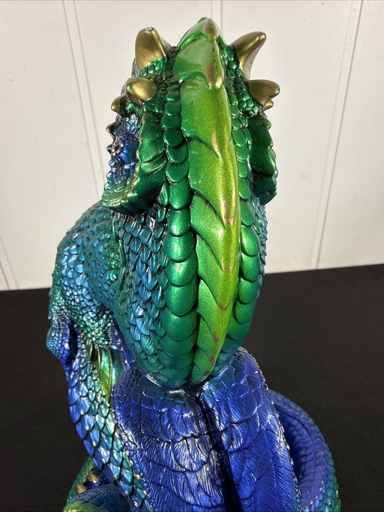 Windstone Editions Emperor Dragon Emerald Peacock