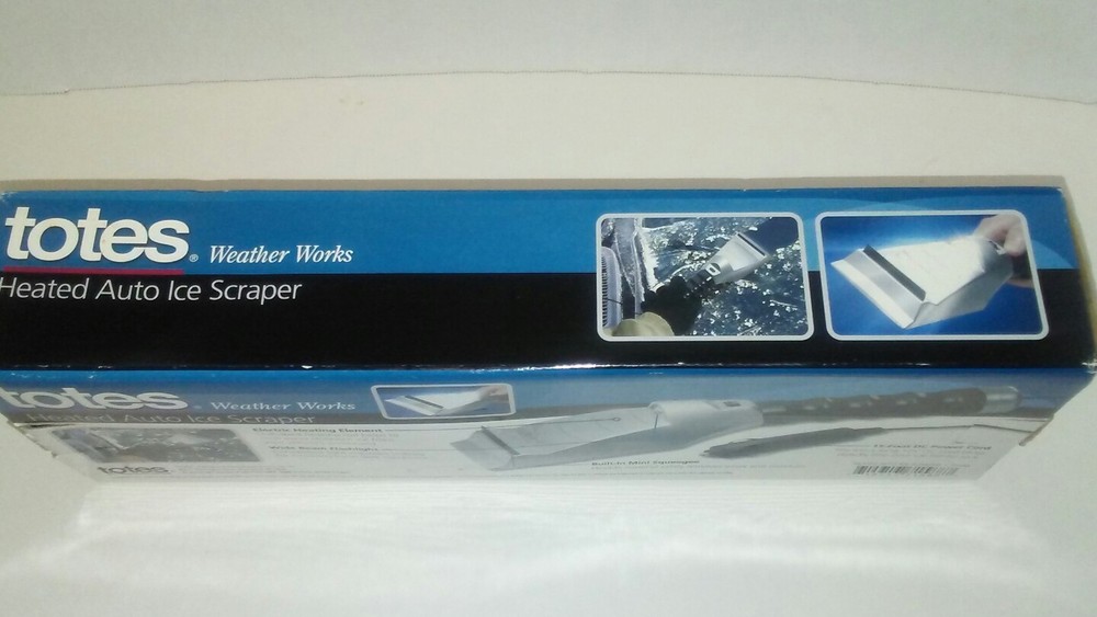 TOTES HEATED AUTO ICE SCRAPER New in Box