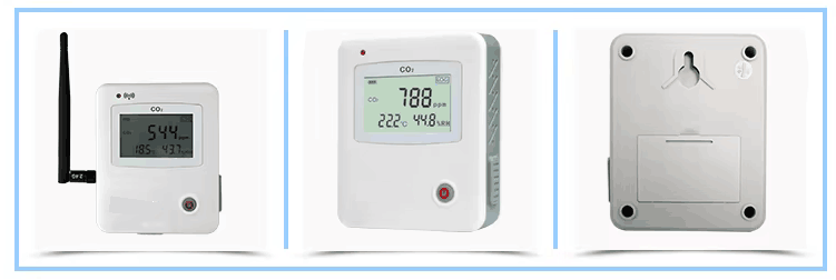 Portable Carbon Dioxide Data Logger Temperature Humidity High Resolution 1ppm