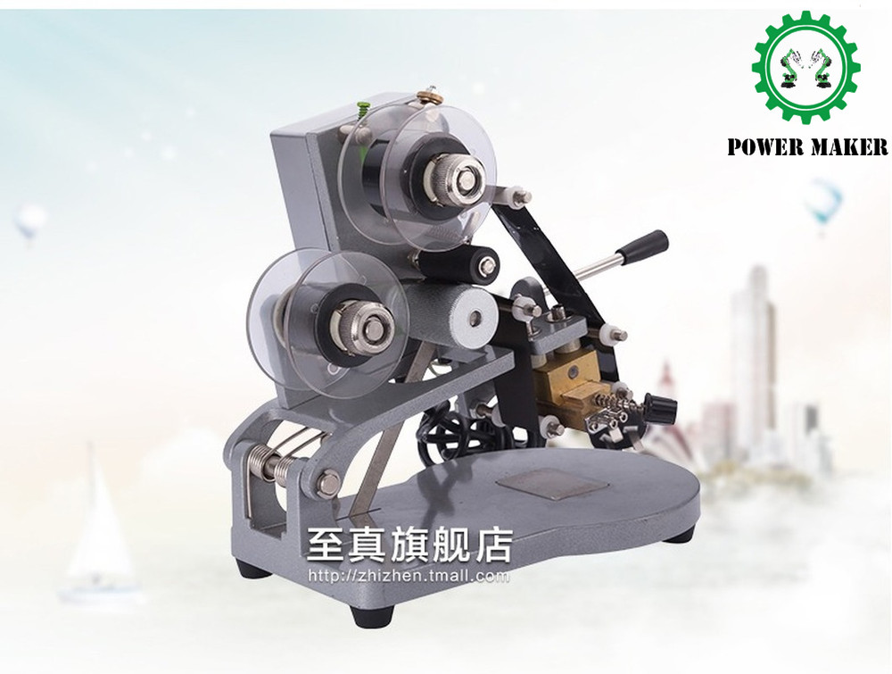 DY-8 Manual Hot Foil Stamp Date Coder Label Printer Ribbon Coding Machine