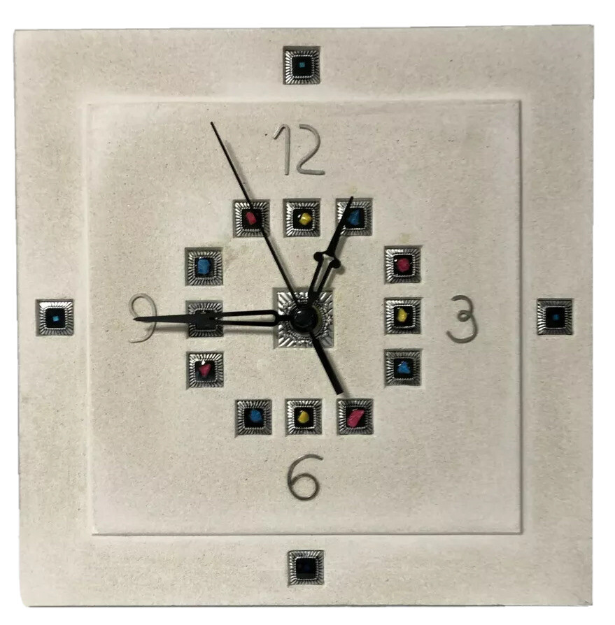 Jerusalem Stone Wall Clock, FREE Shipping