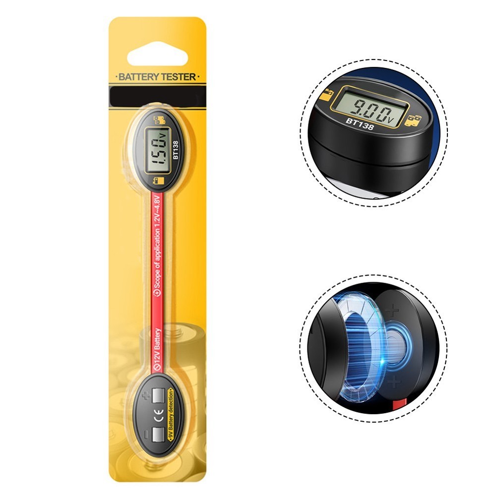 Lithium Battery Capacity Tester with Digital Display for Fast Power Check