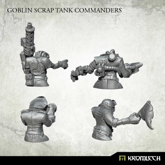 KROMLECH GOBLIN SCRAP TANK COMMANDERS